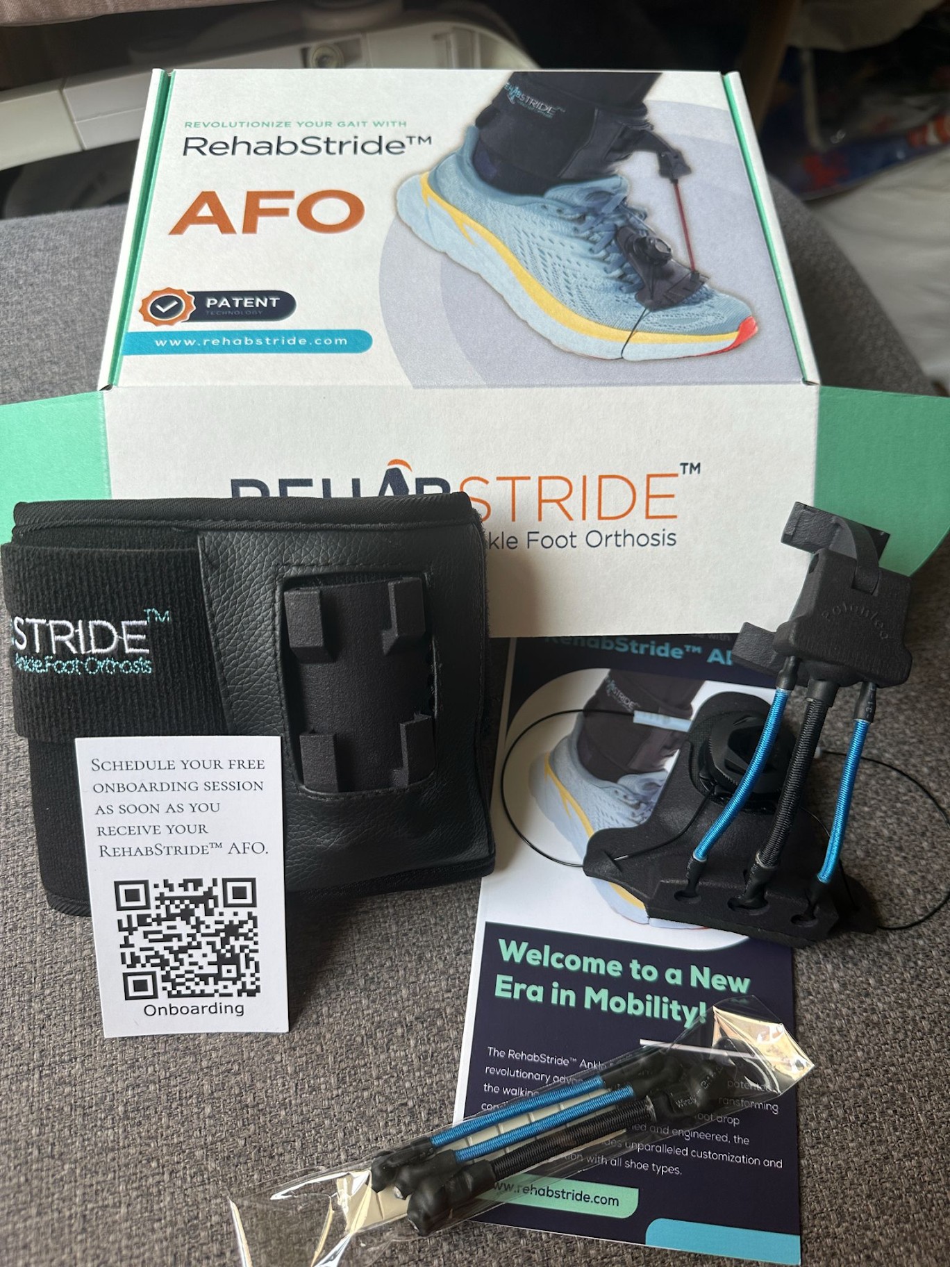RehabStride AFO brace unboxing