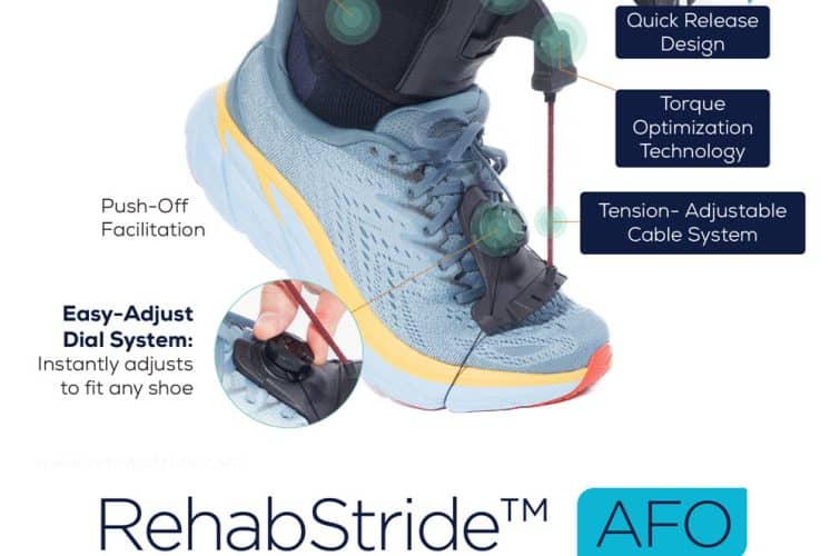 Rehabstride AFO - Ankle Foot Orthosis Brace