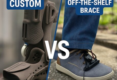 Custom AFO and Off-the-Shelf Brace